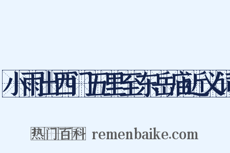小雨出西门五里至东岳庙近义词是什么意思的图片